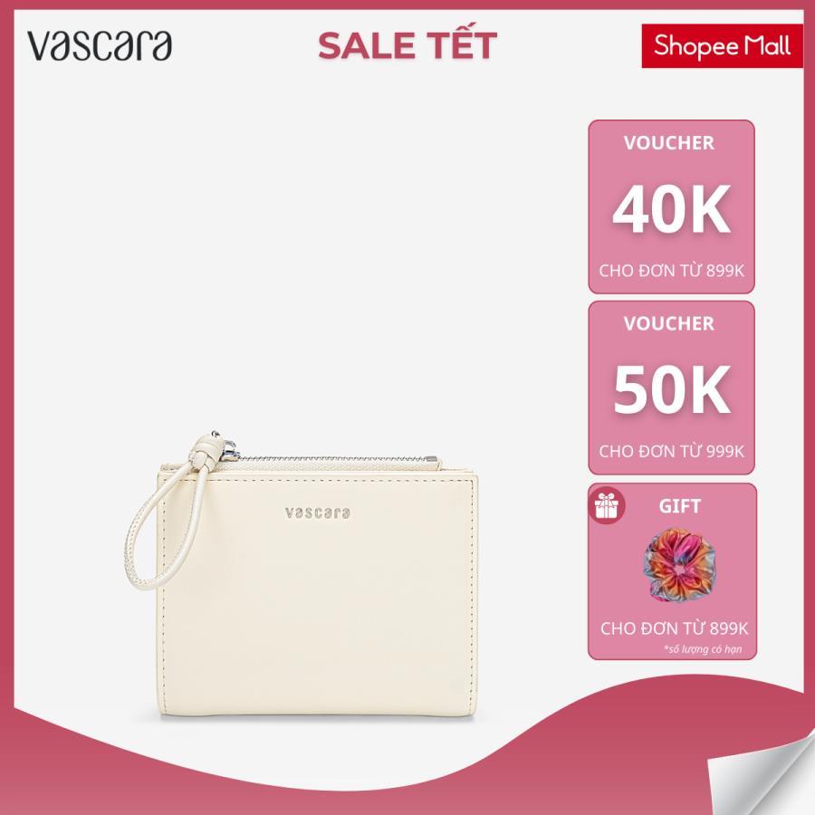 [Voucher 50K | 15.01] Vascara Ví Cầm Tay Nhấn Dây Quai Thắt Nút - WAL 0332