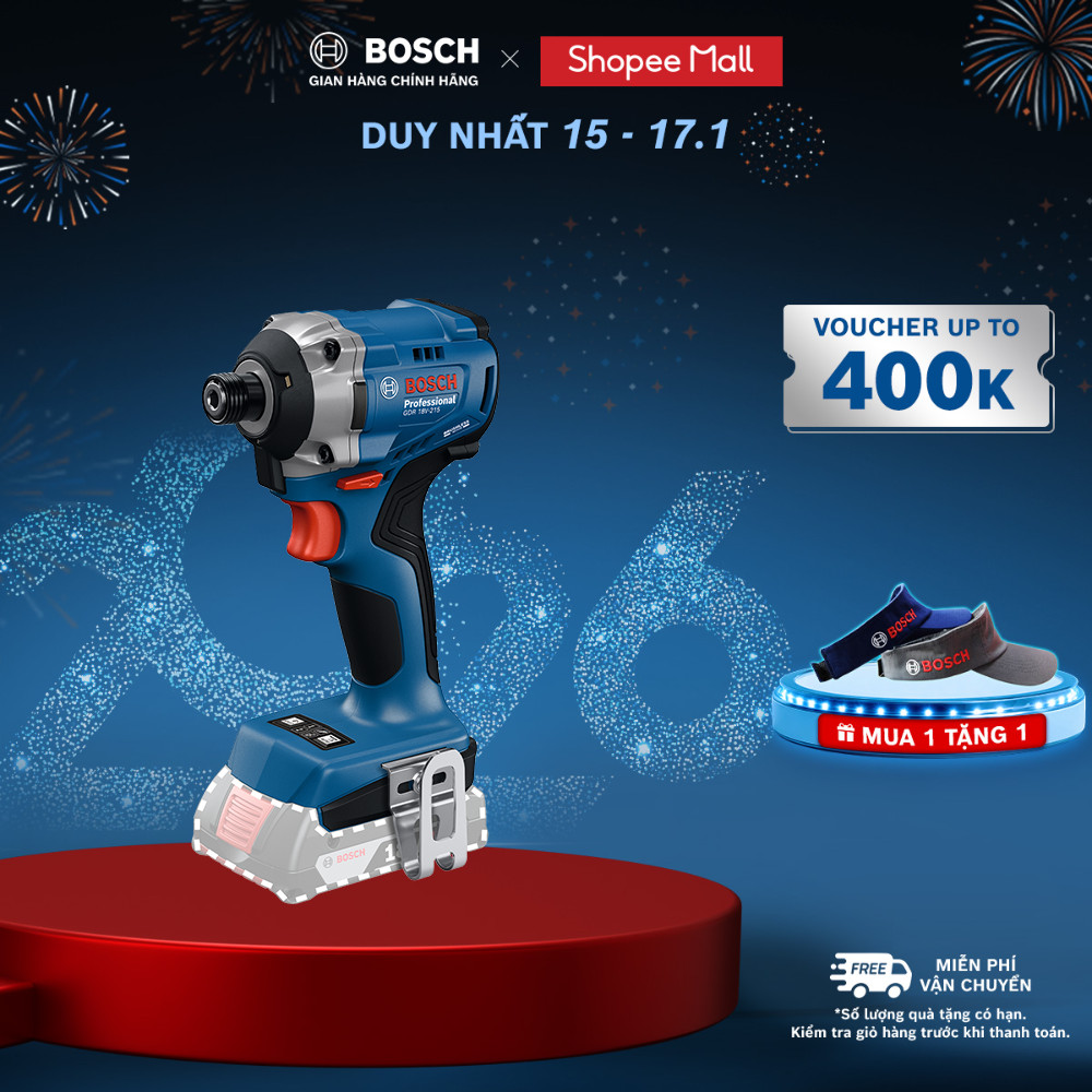 Máy vặn vít dùng pin Bosch GDR 18V-215 (SOLO)