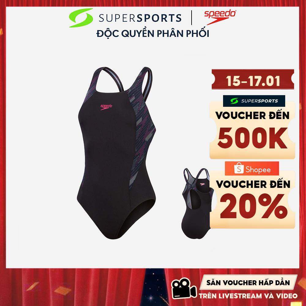 Đồ Bơi Một Mảnh Nữ Speedo Hyperboom Splice Muscleback - Đen - 8-1351616765 ADS21-RM