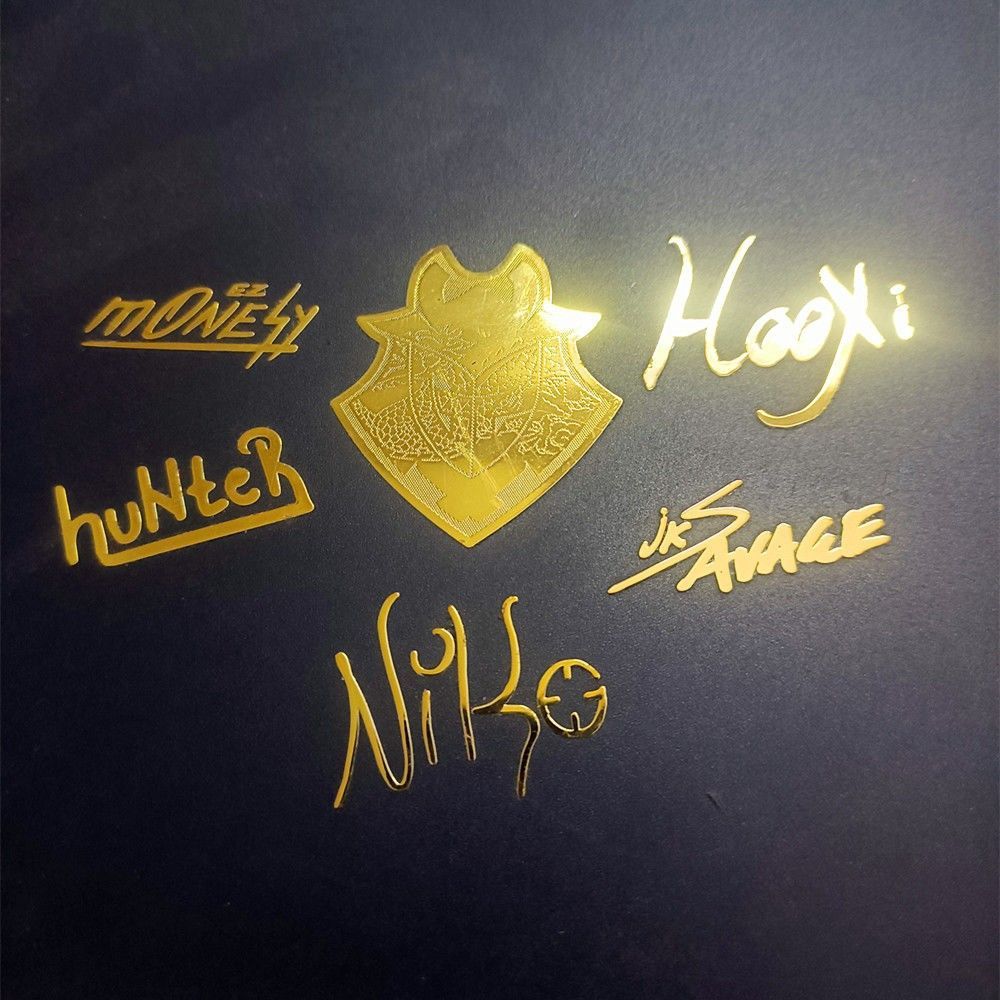 Cs2 Player Signature spirit Green Dragon Gold Sticker In Sticker faze, G2, Little Bee, navi Metal St