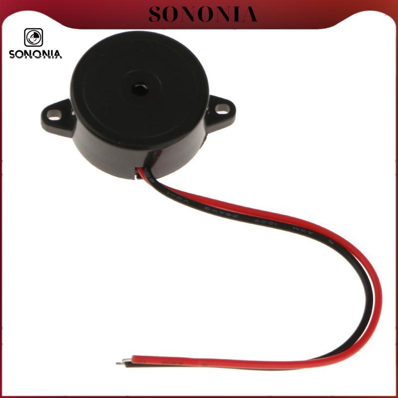 Báo động rung điện tử âm thanh Piezo 23x12 1.5-15V 85dB Màu đen, Gói 1