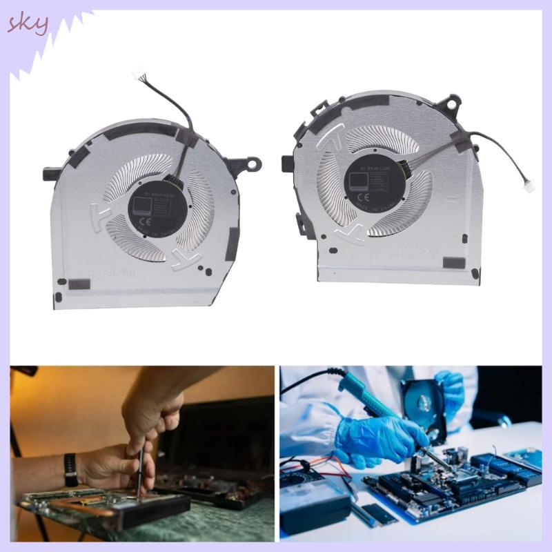 Bầu trời CPU GPU Tản Nhiệt Thay Thế Laptop Card Đồ Họa Quạt Làm Mát Cho Y7000P IRX9 R7000P 2024 Seri