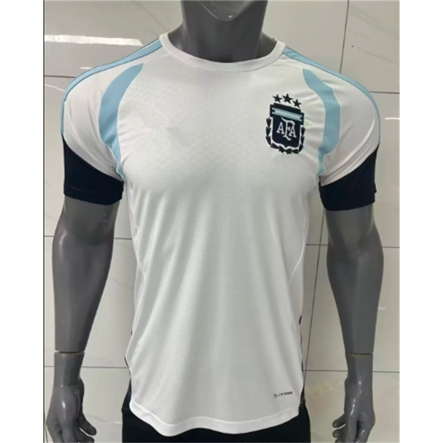 Phiên bản quạt 2026-27 Áo tập luyện Argentina Áo sơ mi thể thao ngắn tay S-XXL