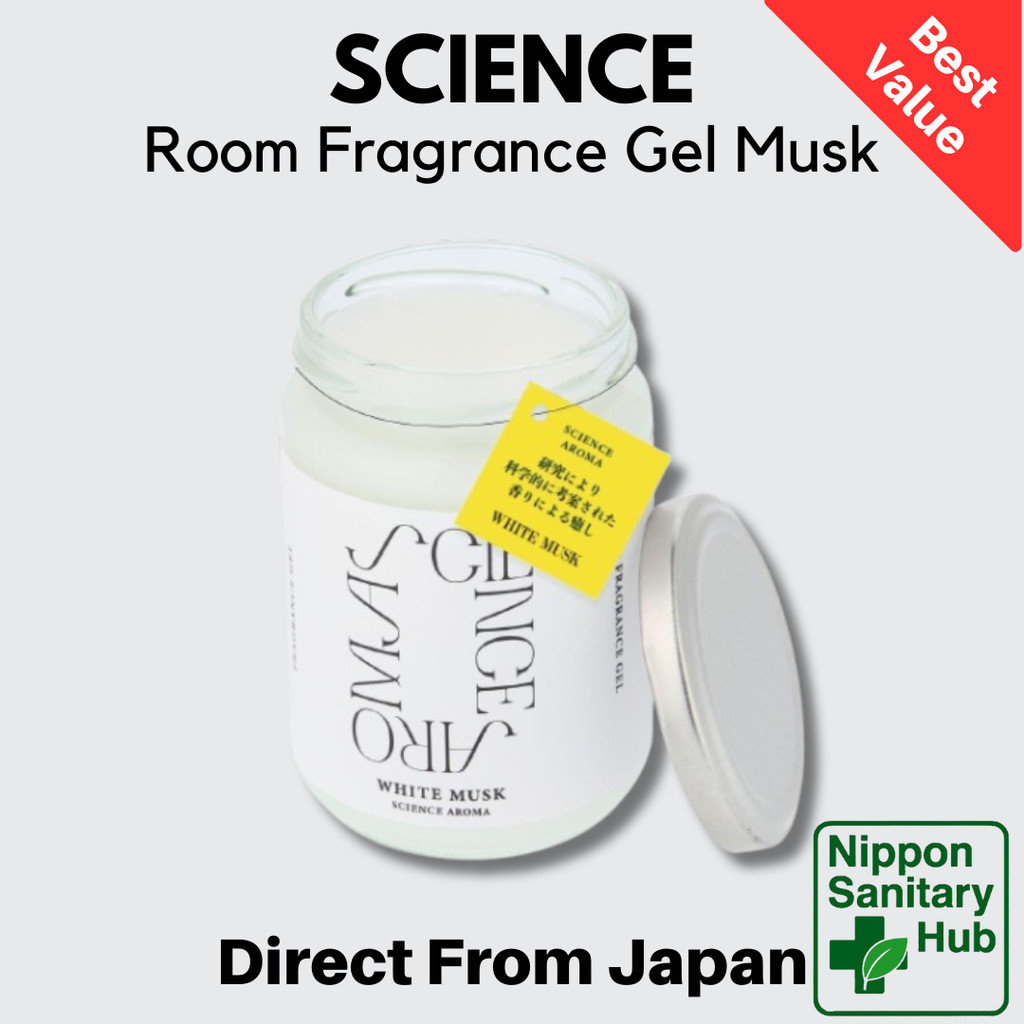 Science Aroma Room Fragrance Gel White Musk Scent Air Freshener 250g Japan