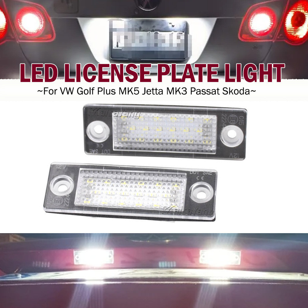 3B5943021E 3B5998026 Đèn LED tiết kiệm năng lượng phía sau biển số cho VW Golf Jetta Passat Cimousin