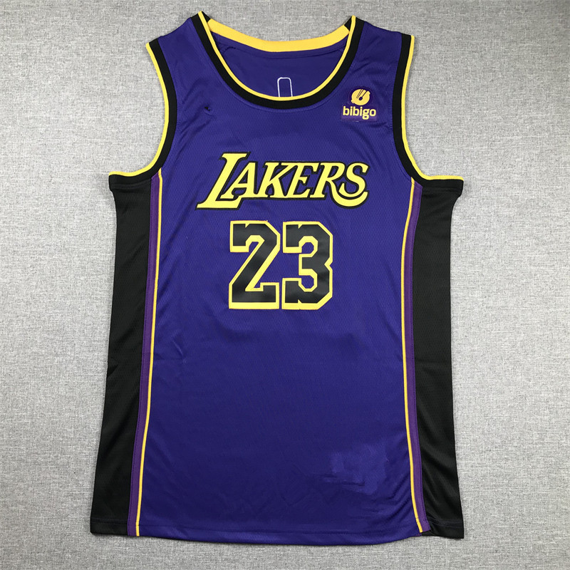 Áo bóng rổ màu tím Le Brown James Lakers-Chính hãng