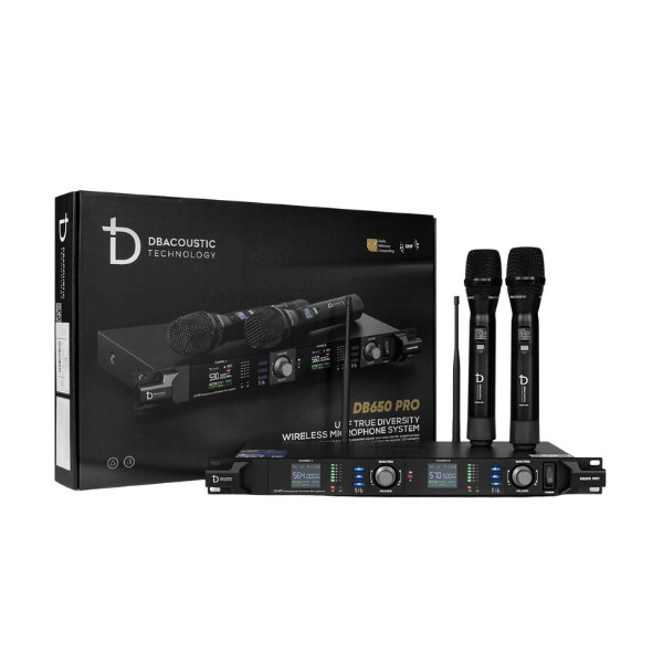 Micro Không Dây dBAcoustic 650 Pro - Huyền Thoại Mic - Tặng Kèm Pin Sạc Chính Hãng DB C4000L - Hoàng