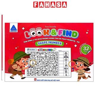 Sách - Look And Find - Tìm Hình Và Tô Màu Thông Minh Cho Bé Phát Triển IQ-EQ - Shape/Number