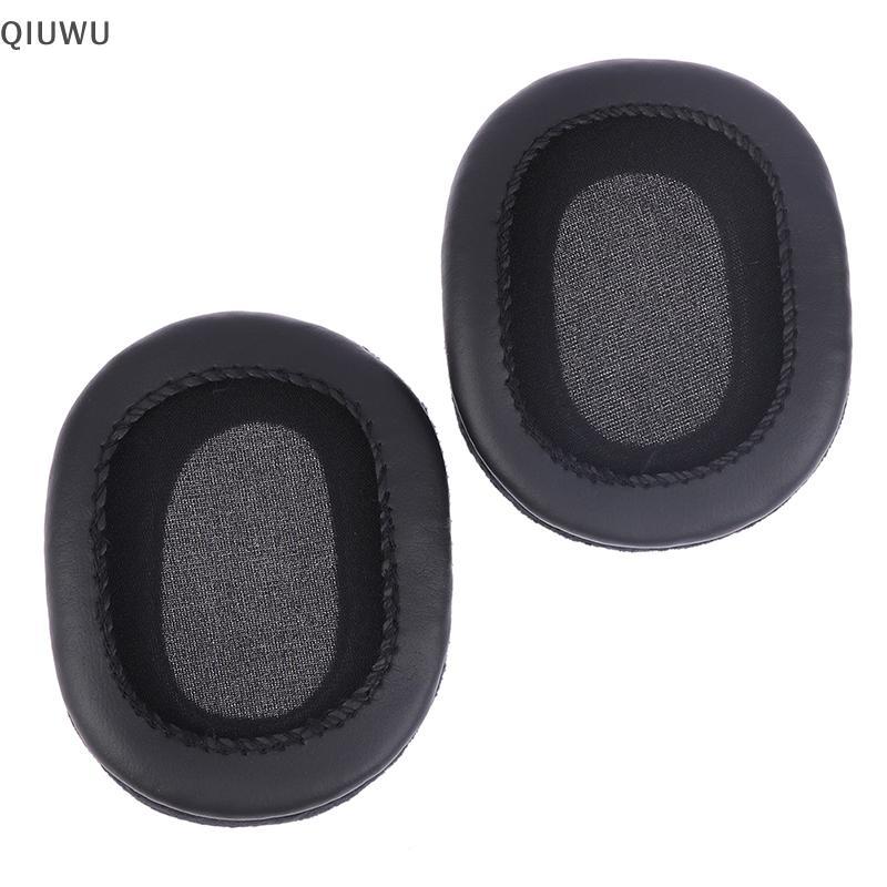 QIUWU Velour Miếng đệm tai nghe Đệm cho tai nghe Audio Technica ATH-M50X M40X M30 M40 M50 MSR7 Dj.
