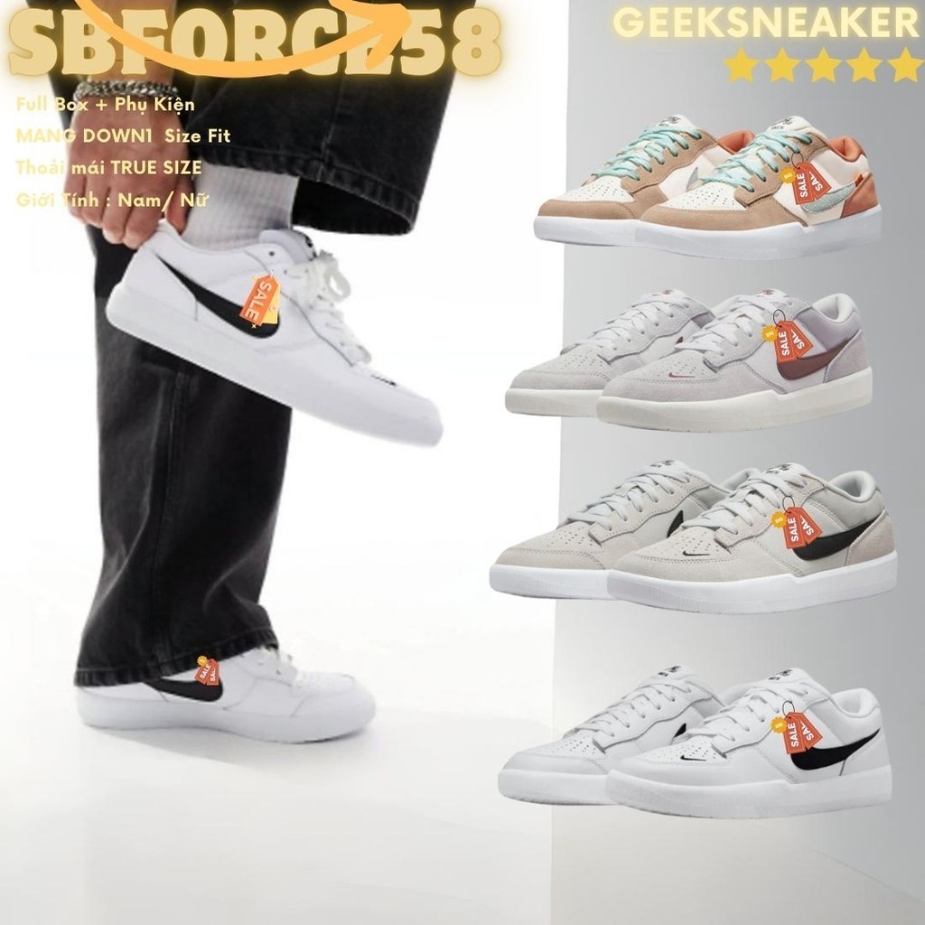 [GeekSneaker4] Giày Sneaker Cổ Thấp SB Force 58