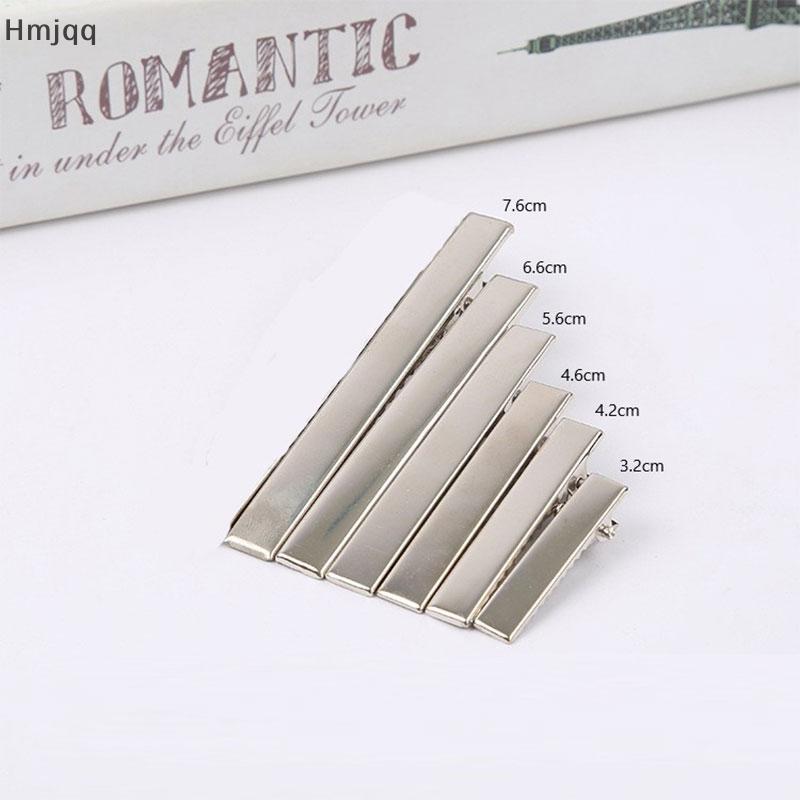 Hmjqq 50 cái kẹp tóc Cá Sấu kim loại kẹp tóc KẹP Răng Cá Sấu kẹp nơ tự làm