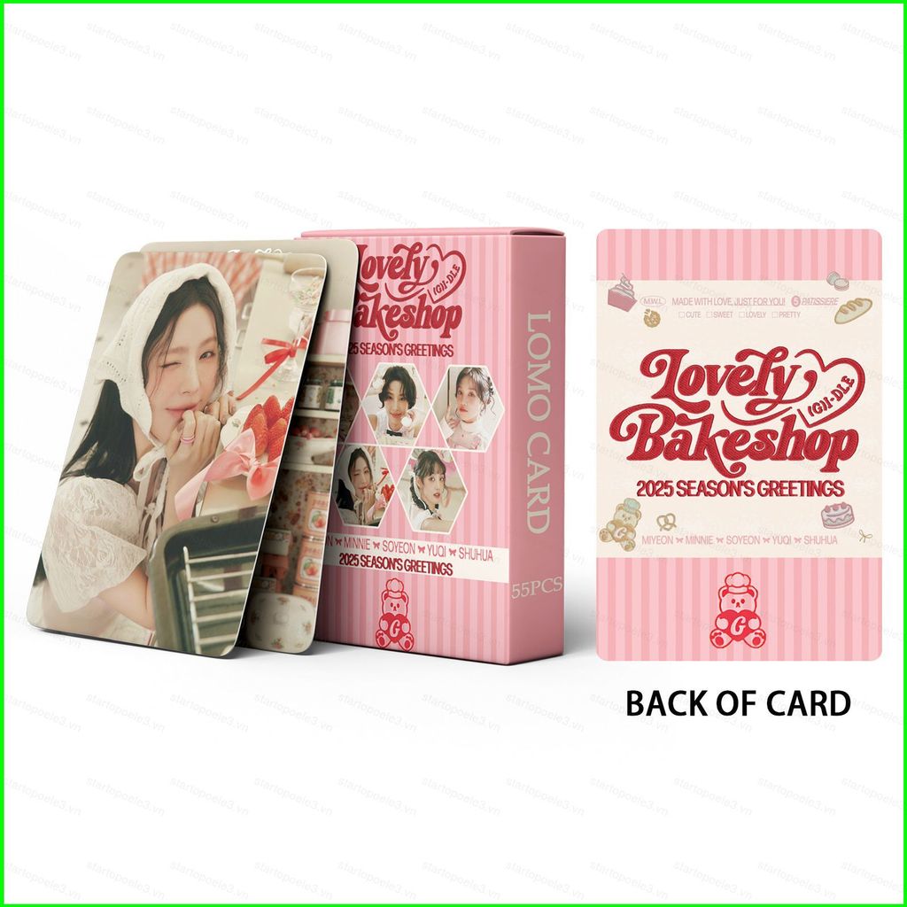 55 Cái / bộ GIDLE 2025 GHẾ GREEETINGS LOMO thẻ YUQI ảnh bưu thiếp