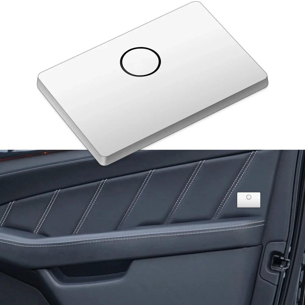 Bạc Cho BRABUS Tay Vịn Miếng Dán 2 Chiếc BRABUS Cửa Biểu Tượng Miếng Dán Nội Thất Cho BRABUS Mercede