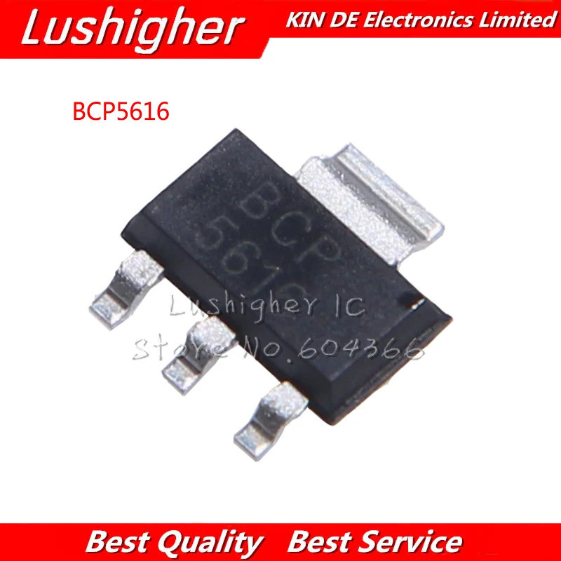 100 Miếng BCP56 BCP5616TA BCP5616 SOT-223