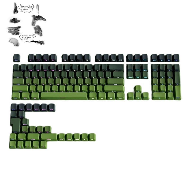 PBT Double Shot Keycaps Sidelit Light Backlit Cherry Profile Double Shot Side Print cho bàn phím cơ 