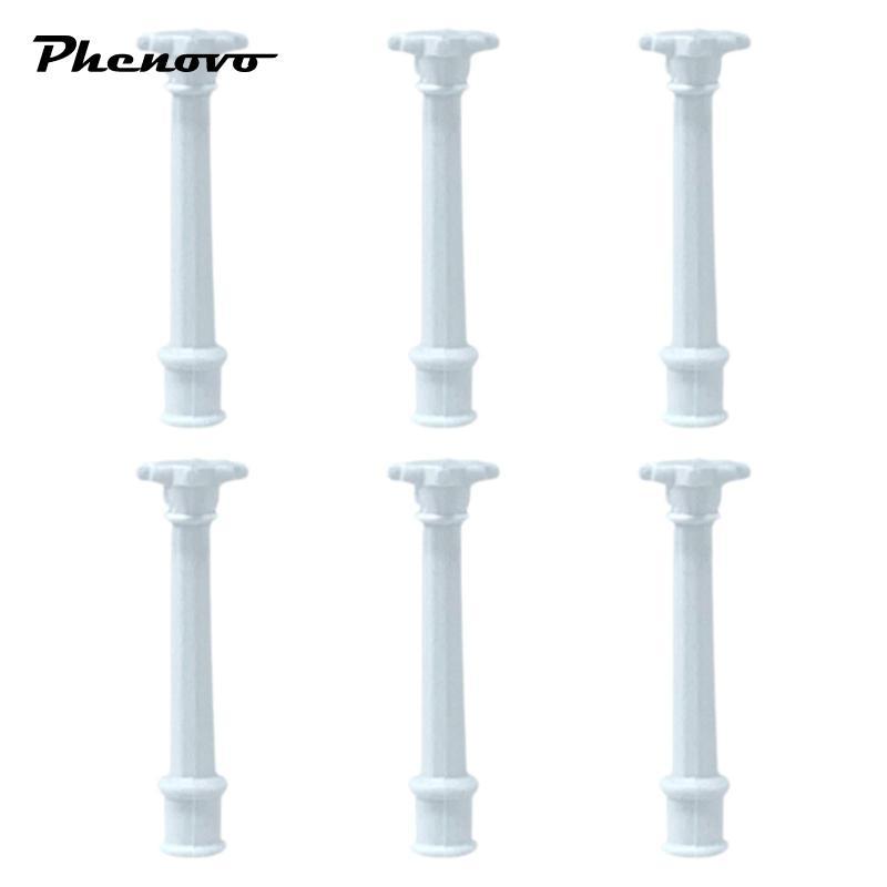 6x Tượng Cột La Mã Thu Nhỏ Tượng Cổ Điển Hy Lạp Vintage DIY Trang Trí