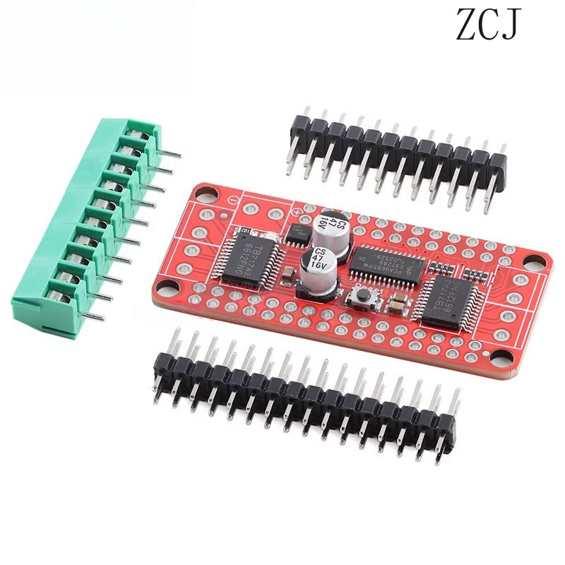 PCA9685 + TB6612 Động Cơ Bước Dual DC Driver Bảng Điều Khiển Mô Đun DC-Step-Motor