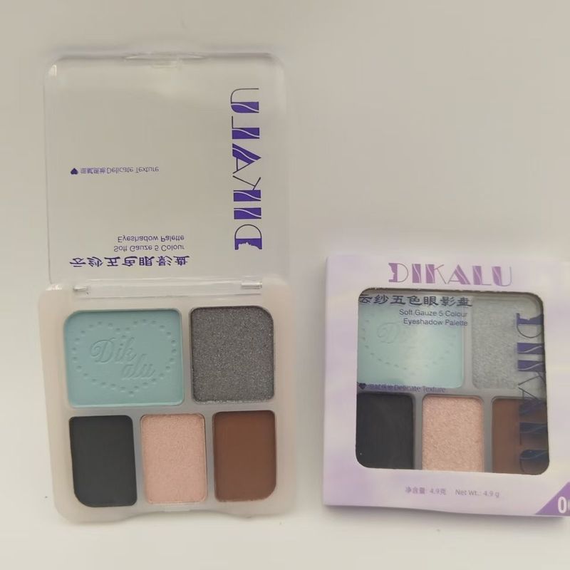 Mắt Thả Mắt MUDE Năm Màu Phấn Mắt Khói Bảng Phấn Trái Đất Bóng Lớn Ngọc Trai Di Động Học Sinh Mới Bi