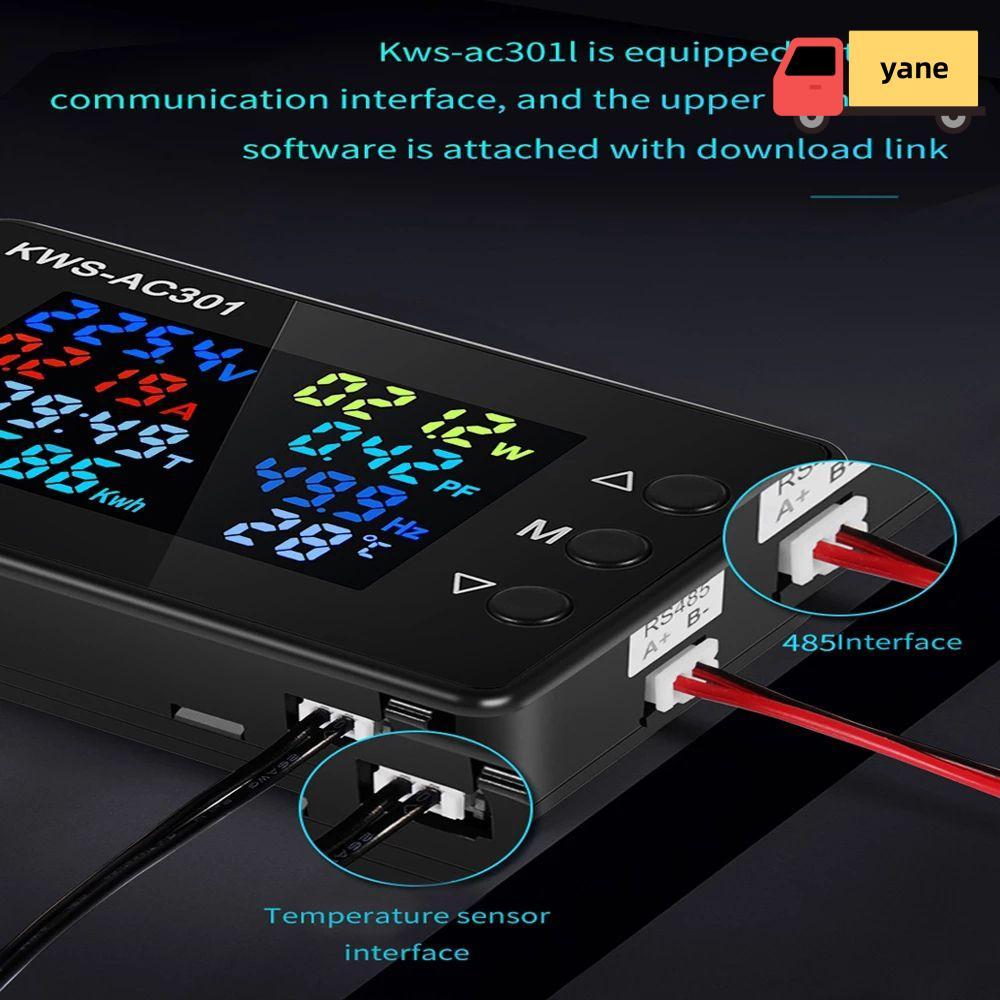 Máy đo công suất AC YANE KWS-AC301 Máy dò nguồn Chip chuyên dụng có độ chính xác cao Máy đo năng lượ