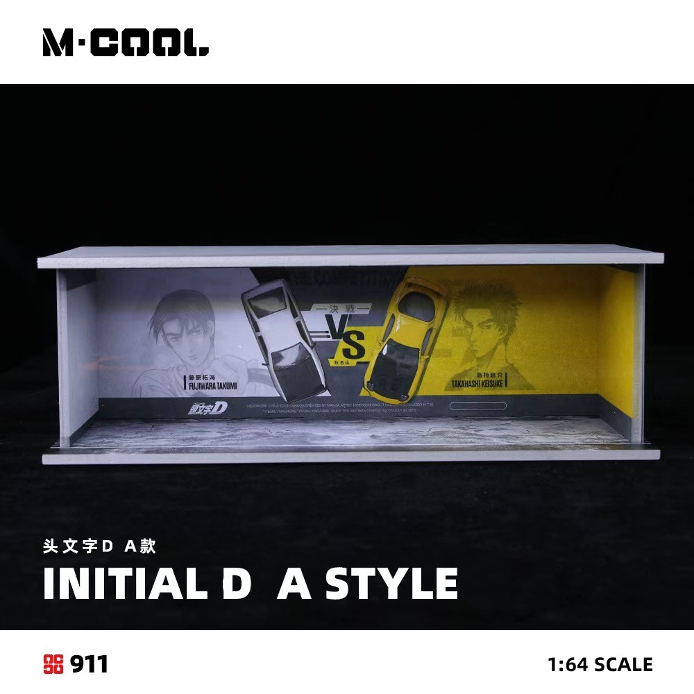 [ORDER] Mô hình diorama M-COOL 1:64 C-Initial D A-Style Model Set-With Lights MC914911