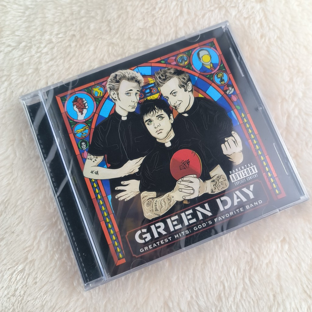 J170 Green Day Những bản hit hay nhất: God 's Favorite Band CD Compilation 2017 Rock A0101