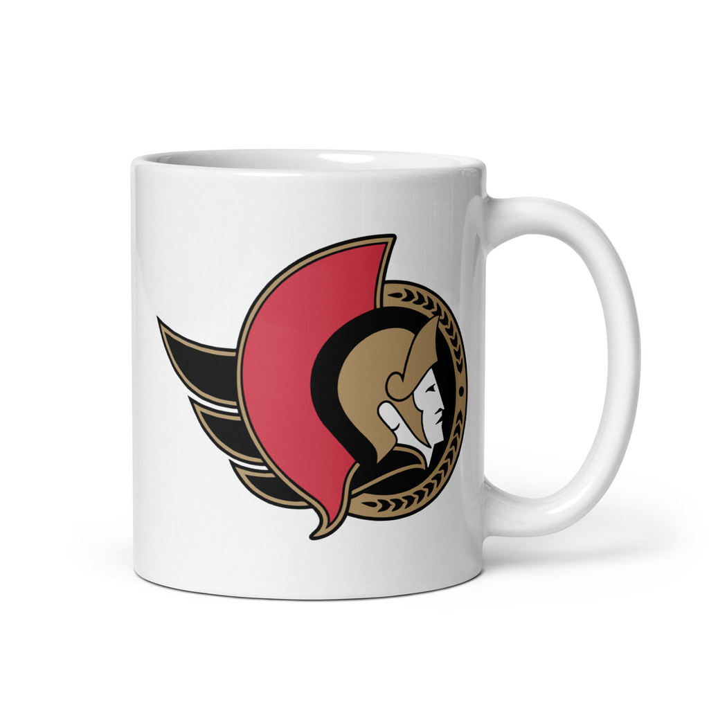 Cooler King Ottawa Thượng nghị sĩ NHL Hockey V1 Cốc cà phê 11 -15 Oz. Thích hợp cho trà và quà tặng.