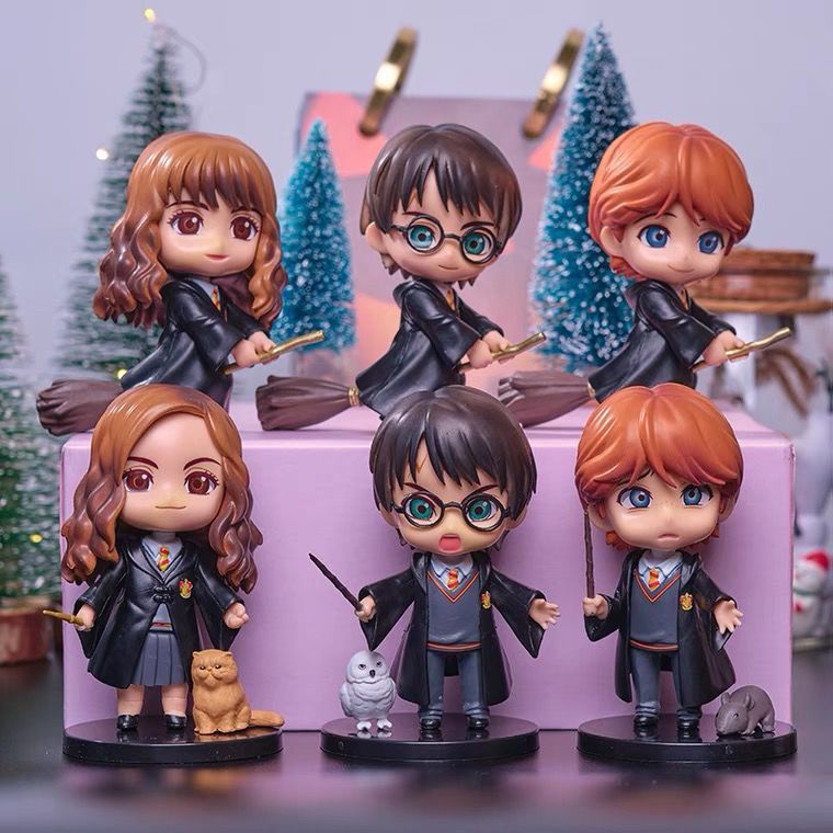 Sản Phẩm Mới Q Phiên Bản HarryPotter HarryPotter Hermin Ron Làm Tay Mô Hình Búp Bê Quà Tặng Trang Tr