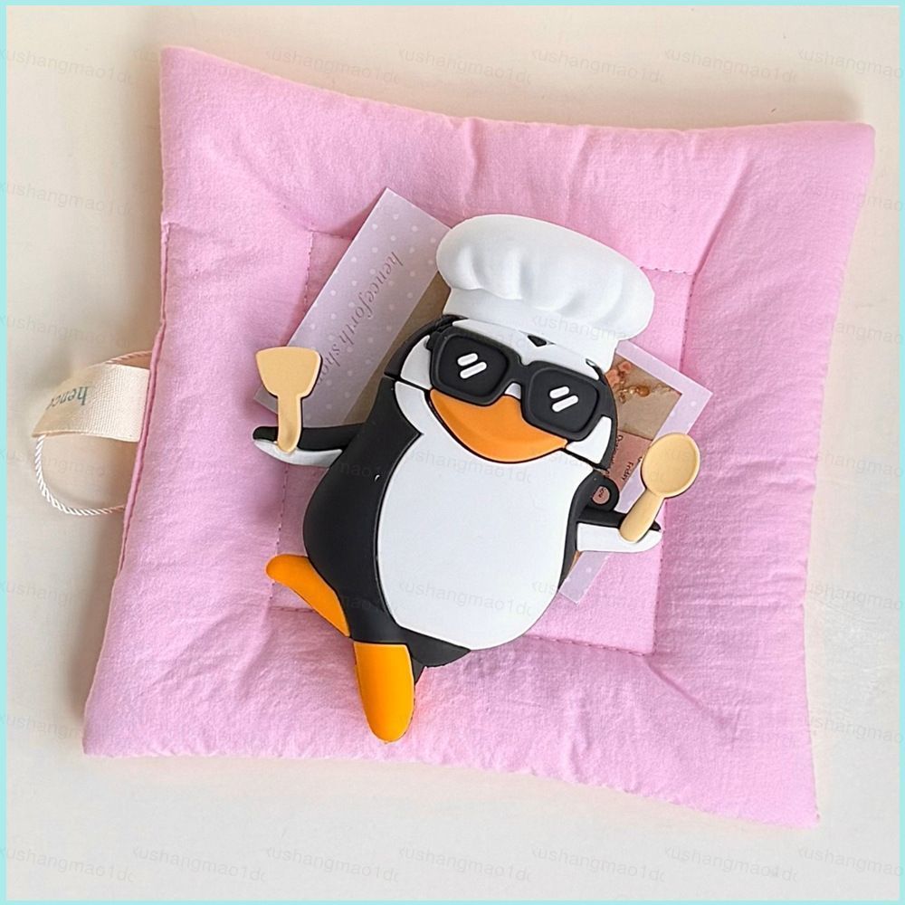 XS1 William Tell Penguin Apple Bluetooth Earbuds Dancing Penguin Case cho Pods Pro 3 / 4 / Pro / Pro