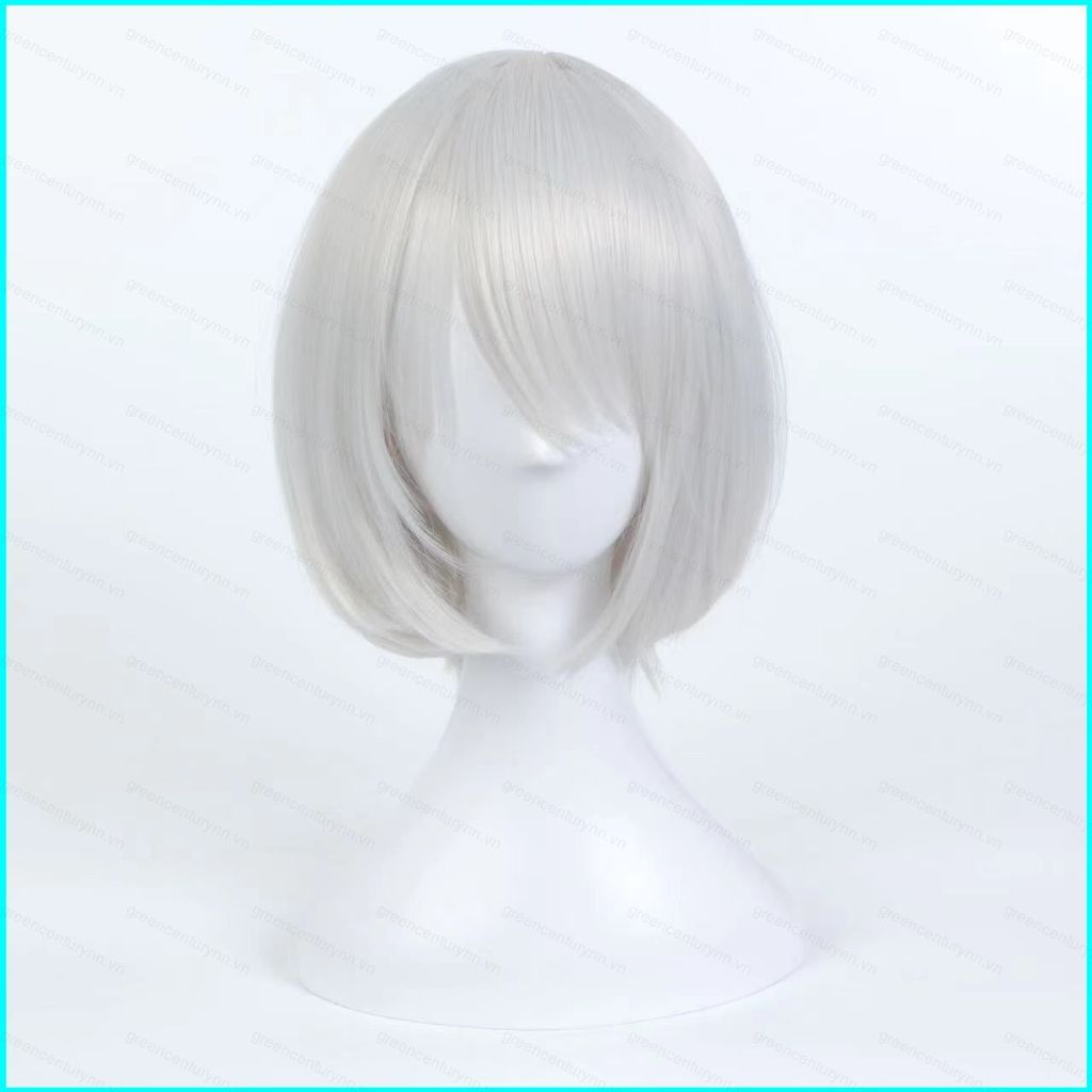 Tóc giả cosplay GN NieR Automata YoRHa No. 2B chịu nhiệt, phù hợp cho tiệc Halloween