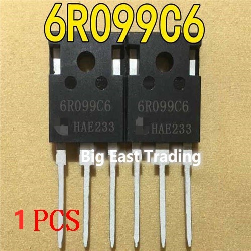 1 chiếc 6R099C6 IPW60R099C6 bóng bán dẫn hàn TO-247 650V 112A, đảm bảo chất lượng