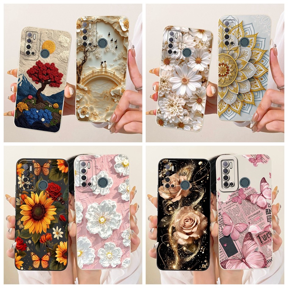 Vỏ Chống Sốc Cho Tecno Spark Power 2 LC8 / Pouvoir 4 Pro / Pouvoir 4 LC7 LC7S Vỏ Điện Thoại Silicon 