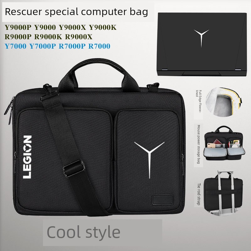 Thích Hợp Cho 2025 Savior Túi Máy Tính Y9000p R9000P 53cm RXK Y7000p52cm Túi Đeo Vai Di Động Chống S