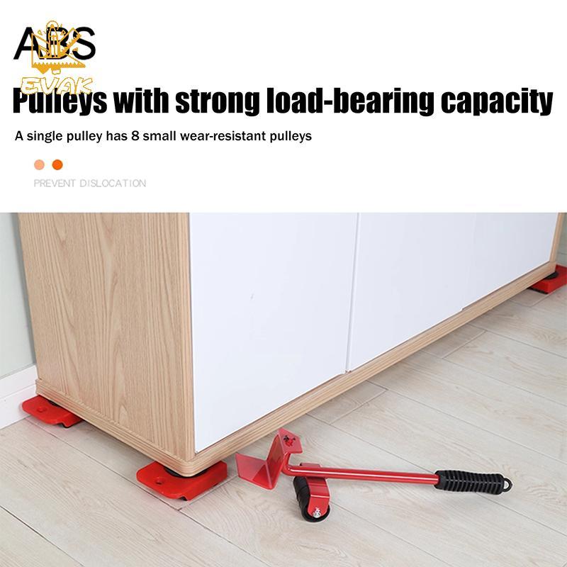 Alittlesetrtu Đồ Nội Thất Hạng Nặng Nâng Dụng Cụ Vận Chuyển Nội Thất Mover Bộ 4 Di Chuyển Con Lăn 1 