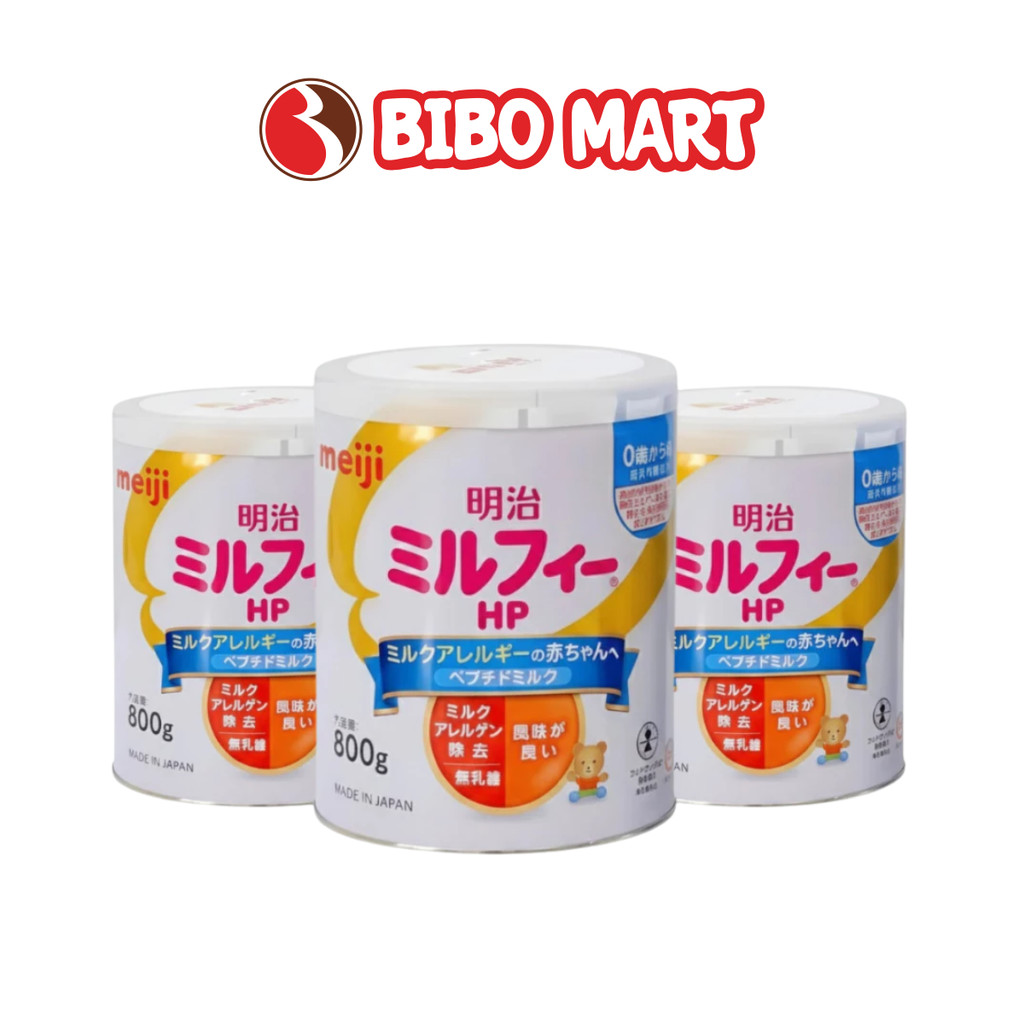 Sữa Meiji HP Nội Địa Nhật Cho Bé Dị Ứng Đạm Sữa Bò Hỗ Trợ Tiêu Hóa 800g (Mẫu Ngẫu Nhiên) - Bibomart