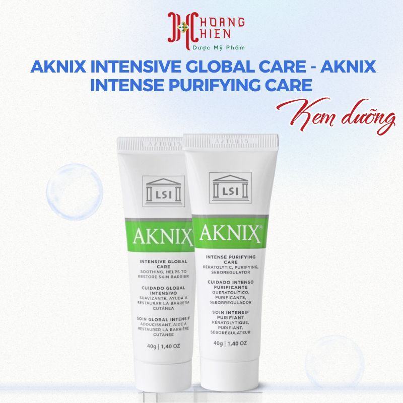 [Hàng công ty] Kem dưỡng Cho Da Mụn Aknix Intensive Global Care - Aknix Intense Purifying Care 40g