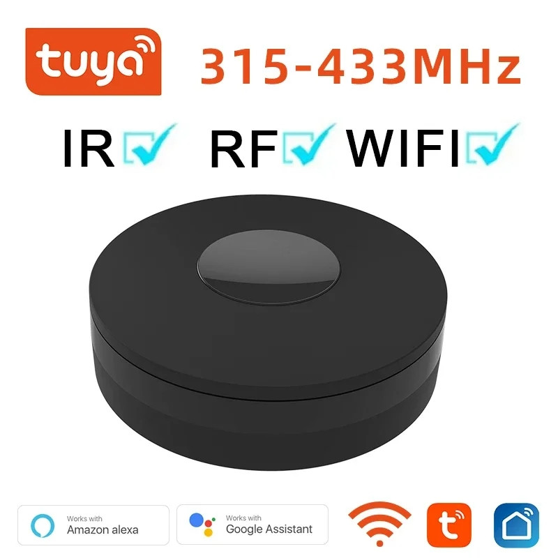 Bộ điều khiển trung tâm hồng ngoại TUYA Wifi 2.4Ghz, IR 38Khz, RF (433 & 315Mhz)
