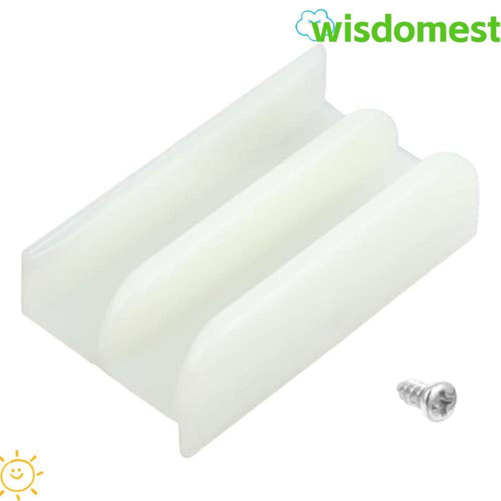 Đường ray dưới cửa tắm trượt WISDOMEST M6219, với đường ray nhựa xây dựng bằng nhựa vít, Kính dày 7 