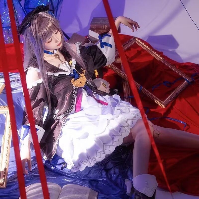 Honkai Star Rail Herta Cosplay - Đầm Gothic Dễ Thương cho Anime Roleplay Nữ