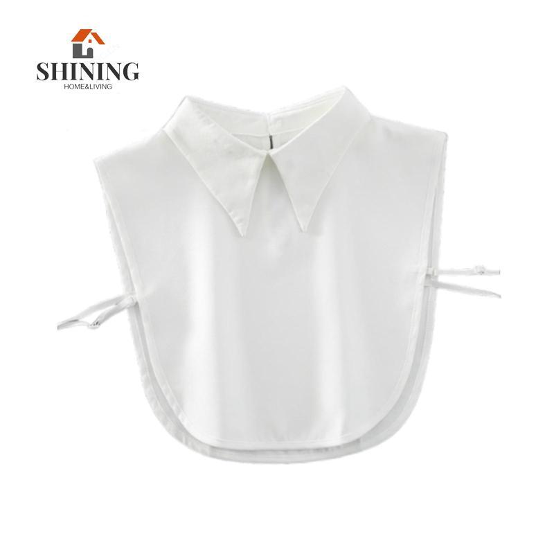 Phụ nữ cổ giả nửa áo sơ mi giả Áo sơ mi nữ Peter Pan Vòng cổ có thể tháo rời