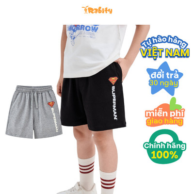   Quần short thun Superman bé trai Rabity 133.001