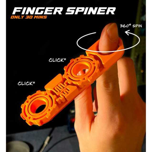 trò chơi con quay Finger Spinner - Fidget toy - 360 spin