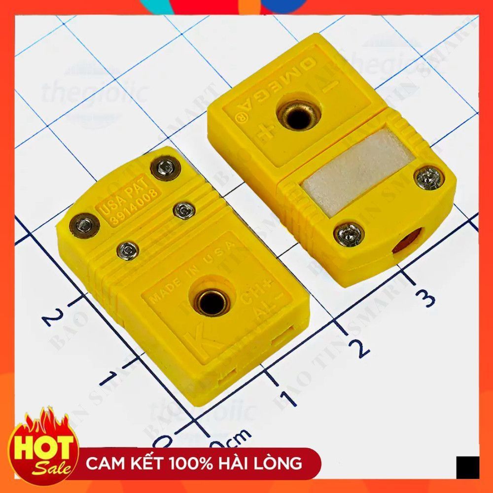 Đầu Nối Nhiệt K Socket Omega Thermocouple -29~220°C ChipViet Store