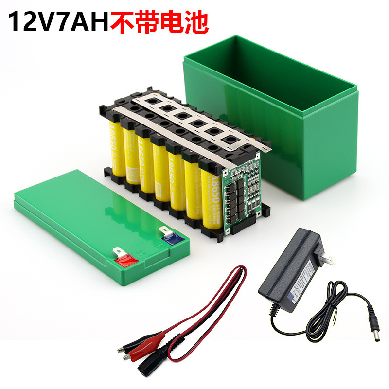 Hộp Pin 18650 Hộp Pin Lithium 12V7ah Bảng Bảo Vệ 3S40A Với Cổng Cân Bằng UPS Biến Tần