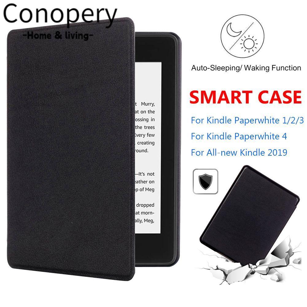 CONOPERY eBook Reader Vỏ bảo vệ da PU từ tính cho Kindle thế hệ thứ 10 Paperwhite 1 / 2 / 3 / 4 2019