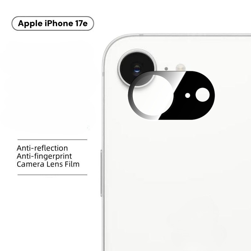 Dành Cho iPhone 17e 2026 Ống Kính Kính Kính Phiên Bản Màu Đen Kính Ống Kính Cho iPhone16e 2025