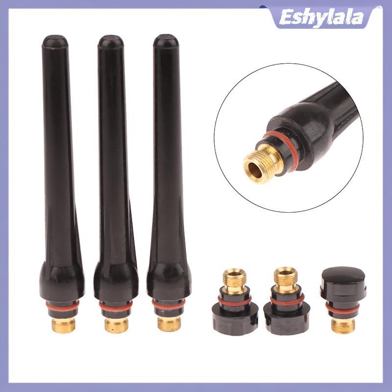 Eshylala 5 Cái Hàn TIG 57Y02 Ba Nắp Cho TIG Hàn Torch WP17 / 18 / 26 Series Tig Vật tư tiêu hao Hàn 