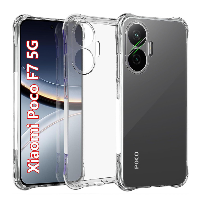 Túi khí chống sốc Vỏ nhựa TPU trong suốt Vỏ silicon mềm cho Xiaomi Poco M8 F8 X8 M7 F7 Ultra X7 M6 P