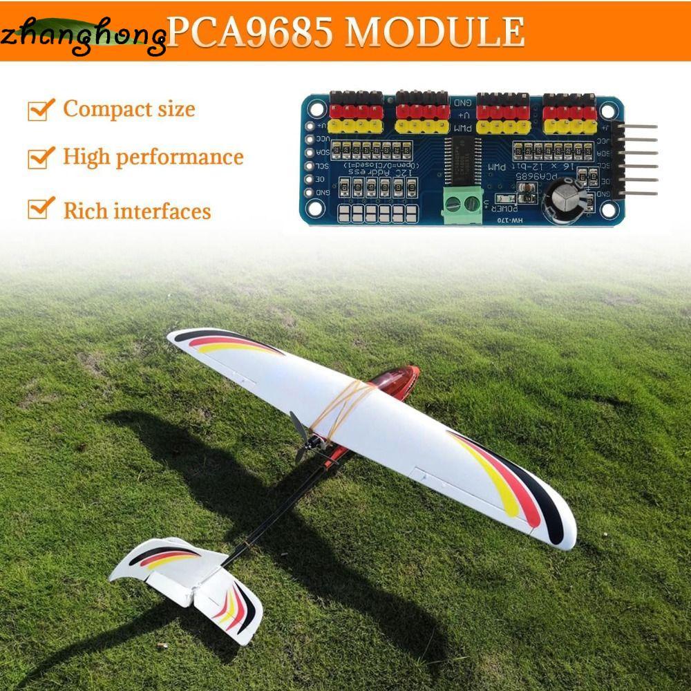 Mô-đun ZHANGHONG PCA9685PW, Trình điều khiển động cơ Servo 16 kênh 12 bit, Hệ thống nhúng mô-đun IIC