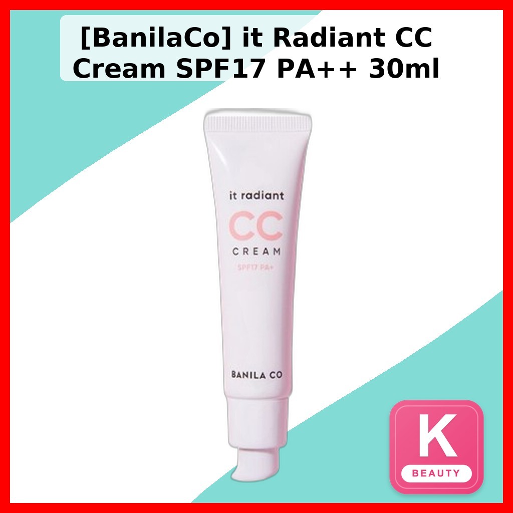[BanilaCo] it Radiant CC Cream SPF17 PA + + 30ml / Kem CC Hàn Quốc / Hoàn thiện rạng rỡ / 100% Authe