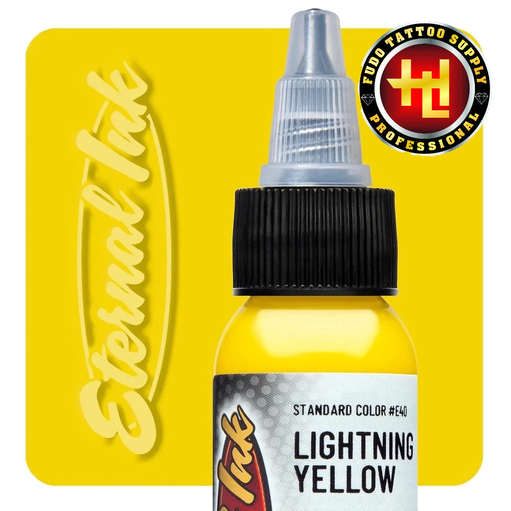 Mực xăm vàng Lightning vĩnh cửu chính hãng 1oz – Màu vàng tươi nổi bật – Tiêu chuẩn Mỹ